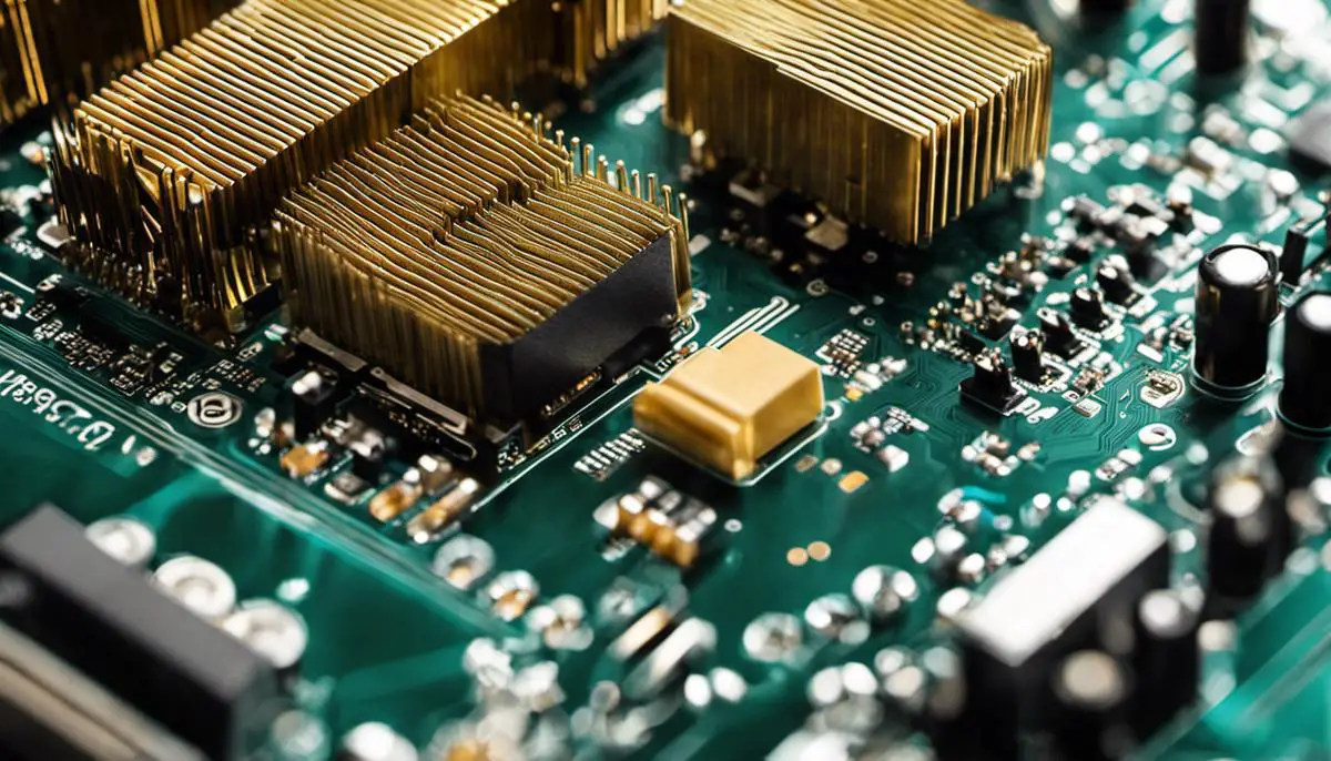 Image of a circuit board representing the inner workings of GPT models